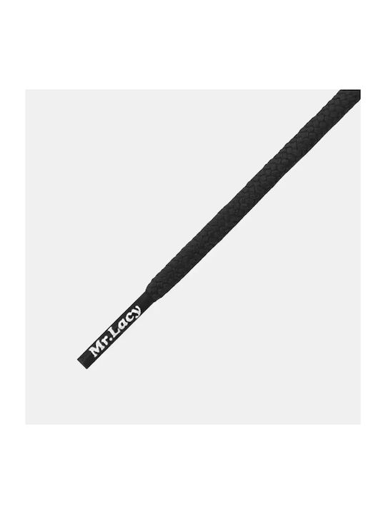 Mr.Lacy Shoelaces Black 2pcs 130cm