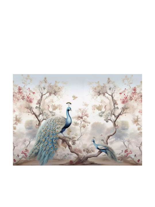 Tapet Fotomural Living Peacocks Decor Modern 148x220