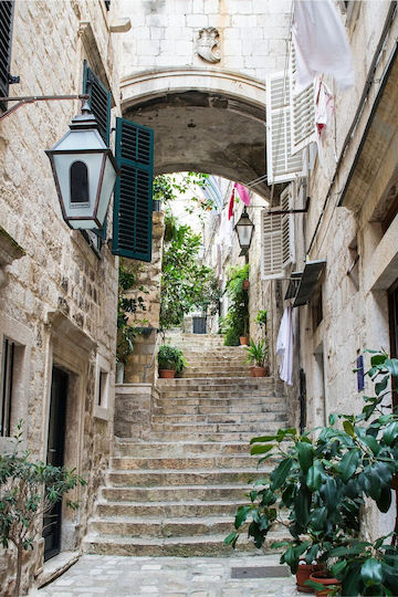 Wandbild Wohnzimmer Altstadt Dubrovnik Kroatien 240x360