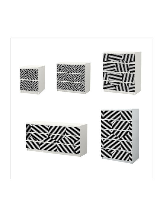 Hexagonal Drawer Sticker Double Dresser