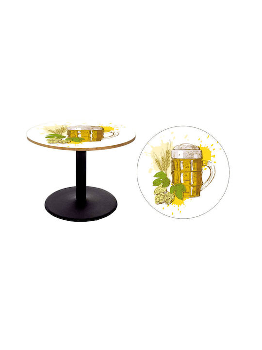 Αυτοκόλλητο Τραπεζιού Beer 2 100cm Διάμετρος