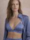 Zizo Winter Damen Pyjama-Set Nightfall Blue