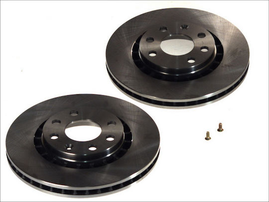 Ventilated Brake Disc Set 256mm 24mm Front Right Left Ferodo Chevrolet Vectra Daewoo Opel Ascona C 1.4-4.0 09.84
