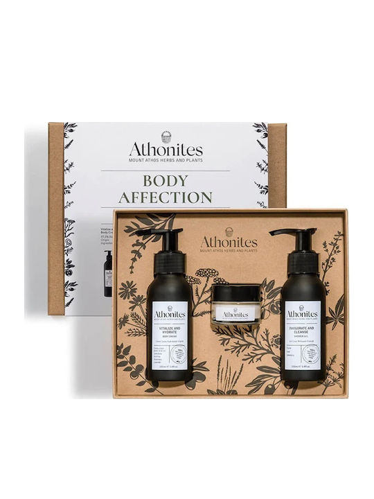 Athonites Body Affection Hautpflegeset für Reinigung Körperreinigung & Feuchtigkeitsspendend