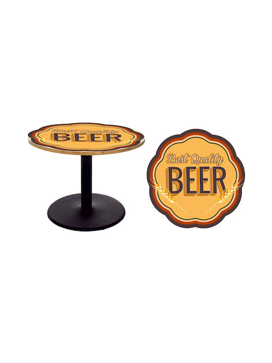 Αυτοκόλλητο Τραπεζιού Best Beer 2 50cm Διάμετρος