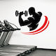 Fitness Wall Sticker 3 50cm X 40cm