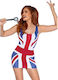 Leg Avenue Kostüm Britische Flagge