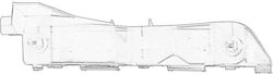 Left Front Bumper Support Sliding Toyota Avensis 03.03-11.08 Body Cabin Lighting Bumper Related Parts Left Front Bumper Support Sliding Toyota Avensis 03.03-11.08 Body Cabin Lighting Bumper Related Parts