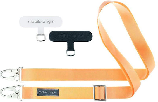 Mobile Origin Lanyard Tape 25mm Peach Fuzz 84-165cm Lyt-uni-pcfz