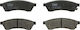 Set Plăcuțe de Frână și Discuri de Frână Auto Trw Automotive Spate Chevrolet Epica 2.0 2.0d 2.5 06.06-12.11 Înălțime 38.8mm Lățime 121.0mm Grosime 14.8mm