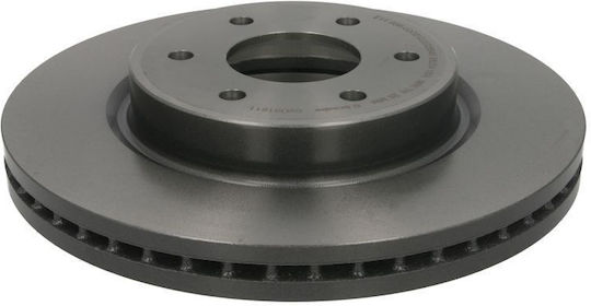 Front Brake Disc Right Left Brembo Nissan NP300 Navara Renault Alaskan 2.3d/2.5d Diameter 296mm 6 Holes Ventilated Internal