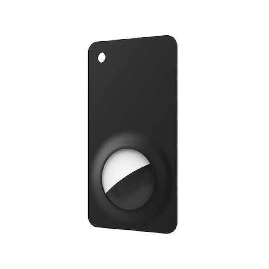 Mobile Origin Wallet Card Θήκη Σιλικόνης για AirTag σε Μαύρο χρώμα