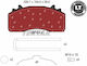 Textar Disc Brake Pads Wabco Maxx 22l Front Rear Height 104.5mm Width 220.7mm Thickness 29.0mm Mercedes Actros Mp4/mp5