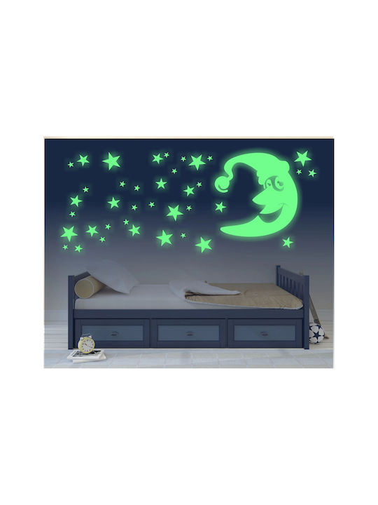 Decowalls Autocolant Decorativ pentru Copii Perete Fluorescent 30x60buc