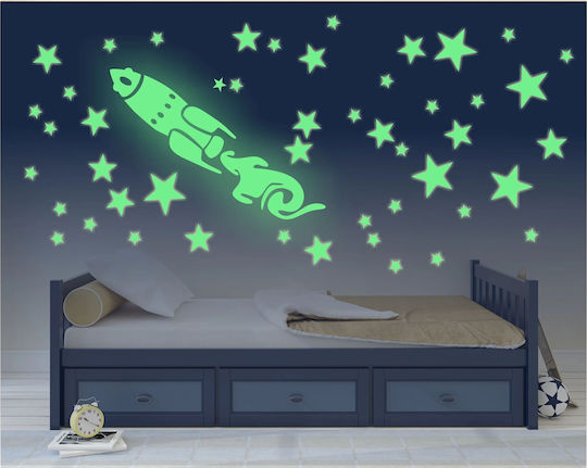 Decowalls Kids Glow-in-the-Dark Wall Sticker 60x120cm