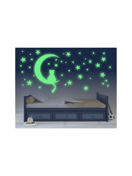 Decowalls Autocolant Decorativ pentru Copii Perete Fluorescent 60x120buc