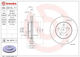 Brembo Brake Disc Front Right Left Toyota Prius 255mm 25mm 5 Holes Ventilated Internal