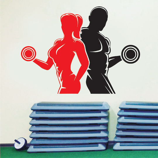 Fitness Wall Sticker 2 100cm X 75cm