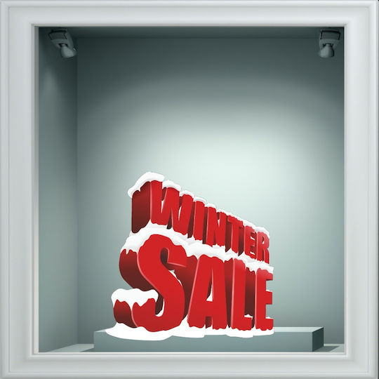 Autocolant Reduceri de Iarnă 41 50cm X 50cm