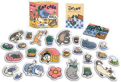 Cat Cafe Magnet Set Meow Alasdair Stuart 1112