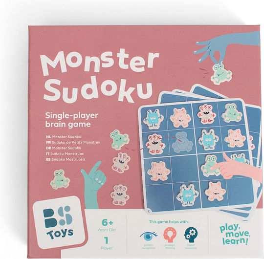 Board Game Sudoku Τερατάκια for 1 Player 6+ Years Old BS Toys