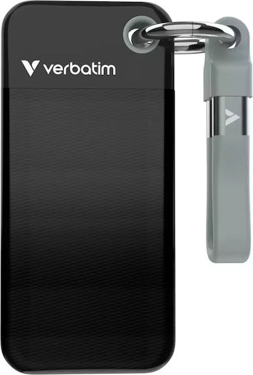 Verbatim Pocket USB 3.2 External SSD 1TB M.2 Black / Grey