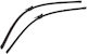 Valeo Jointless Wiper Blade Front Spoiler 750/650mm Silencio Xtrm 2pcs Ford B-max 10.12