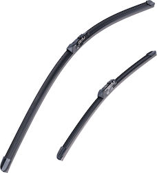 Denso Wiper Blades Front Set 2 Pieces Flat Blades 700/400mm Toyota Prius Prius Plug-in 09.15 Jointless Frame-free