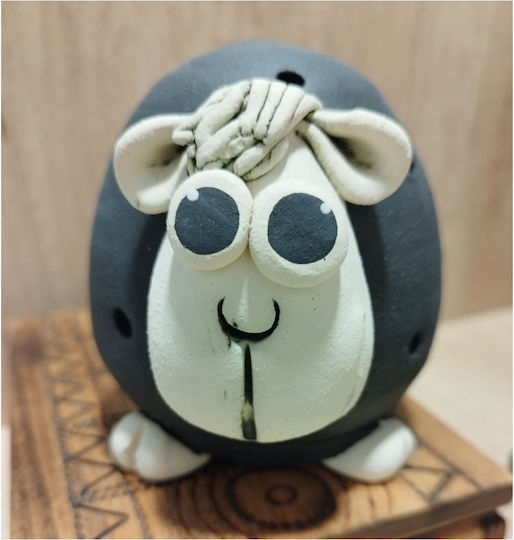 Mielușel Ceramic Negru Felinar Pentru Lumânări Tealight