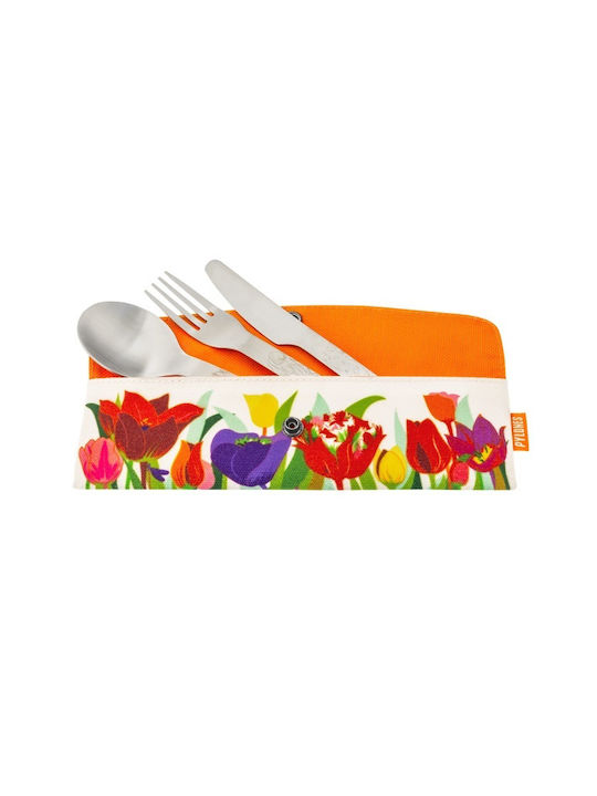 Pylones Set de Tacâmuri Argintiu 3buc