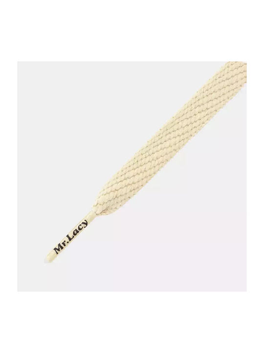 Mr.Lacy Κορδόνια Παπουτσιών Μπεζ 2τμχ 130cm