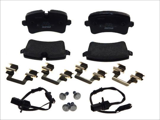 Textar Rear Disc Brake Pads Set Audi A8 D4 2.0-6.3 11.09-01.18 Height 59.5 Mm Width 116.6 Mm Thickness 17.5 Mm