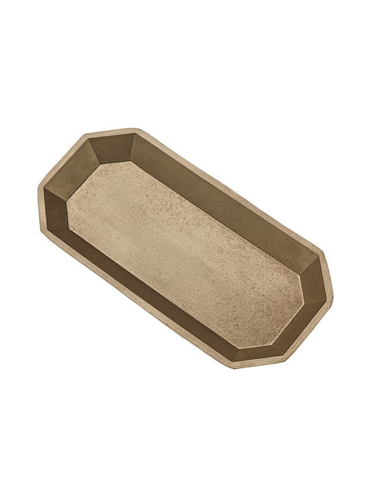 Nuova Vita Wooden Oval Decorative Tray 34x3x17cm