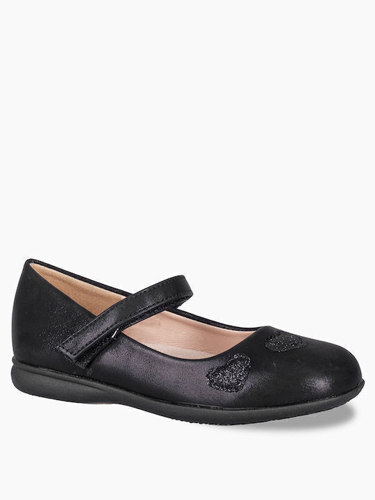 IQ Shoes Деца Балеринки Анатомични с Велкро Черен