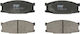 Set Plăcuțe de Frână Mitsubishi Canter Vi 2.8d/3.0d 10.98 Trw Înălțime 53.0 Mm Lățime 133.2 Mm Grosime 17.2 Mm