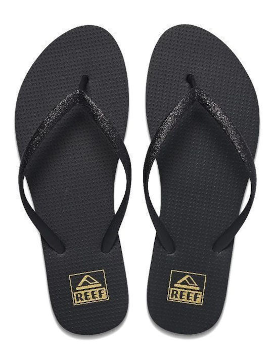 Reef Seaside Frauen Flip Flops in Schwarz Farbe