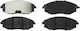 Set Plăcuțe De Frână Auto Partea Din Față Trw Chevrolet Epica 2.0 2.0d 2.5 06.06-12.11 Înălțime 56.5mm Lățime 144.0mm Grosime 17.0mm