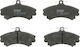 Front Brake Pad Set Accessories Trw Automotive Mitsubishi Colt Czc Vi Forfour 1.1-1.5d 72.7x130x17.3 Mm