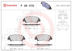 Vorderer Scheibenbremsbelagsatz Brembo Hyundai I10 II III 1.0 1.0LPG 1.2 08.13 Höhe 50mm Breite 133mm Dicke 17mm Verschleißsensoren 2 Mando Vorderer Scheibenbremsbelagsatz Brembo Hyundai I10 II III 1.0 1.0LPG 1.2 08.13 Höhe 50mm Breite 133mm Dicke 17mm Verschleißsensoren 2 Mando