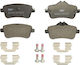 Hintere Bremsscheibenbeläge Ferodo Mercedes-Benz GLE C292 W166 M W166 SLC R172 2.2d-3.5 06.11 Höhe 58mm Breite 116mm Dicke 18.5mm