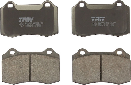 Set Plăcuțe De Frână Partea Din Față Trw Automotive Ds Ds 3 Volvo S60 I V70 Ii Citroen Ds3 Jaguar S-Tip Ii Xj Peugeot 208 I Scaun Ibiza Ii Tesla Model X