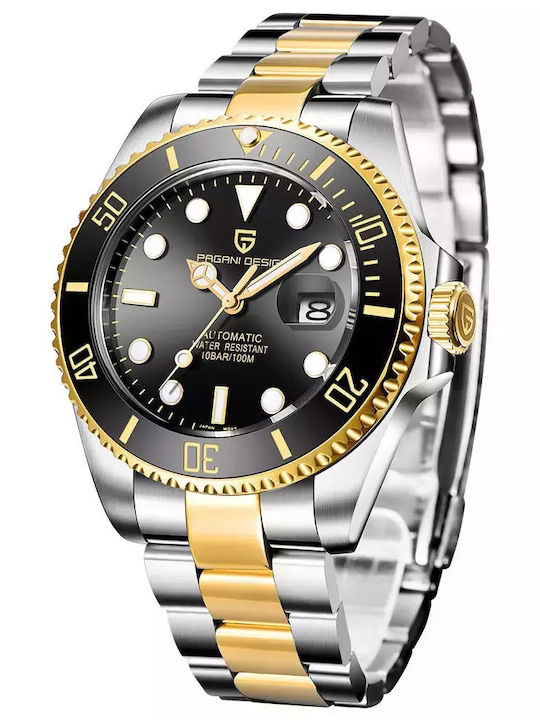 Men's Watch Pagani Design Submariner Mechanical...