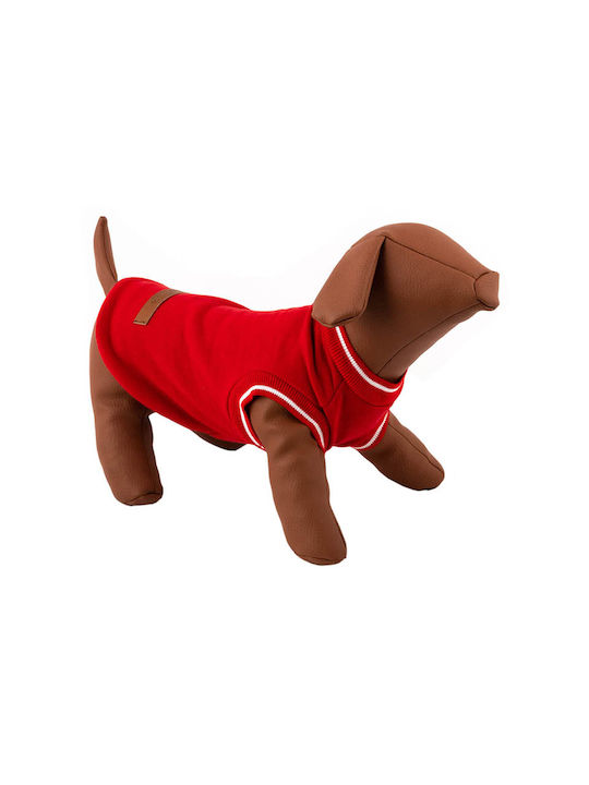Woofmoda Φούτερ Σκύλου σε Κόκκινο χρώμα Pocket 28εκ.