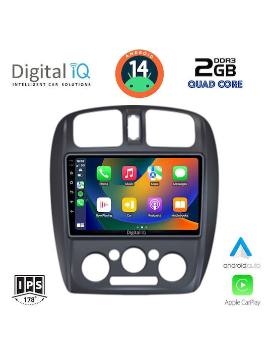 Digital IQ Sistem Audio Auto pentru Mazda 323 1998-2004 (Bluetooth/USB/AUX/WiFi/GPS/Apple-Carplay/Android-Auto) cu Ecran Tactil 9"