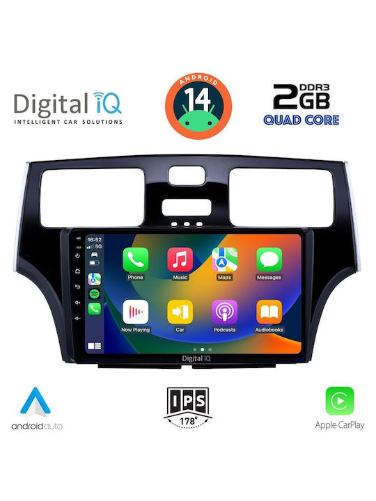 Digital IQ Car Audio System for Lexus ES 2000-2006 (Bluetooth/USB/AUX/WiFi/GPS/Apple-Carplay/Android-Auto) with Touch Screen 9"