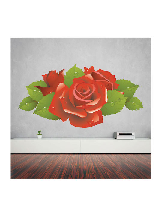 Autocolant de Perete Trandafir 90cm X 45cm