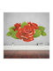 Autocolant de Perete Trandafir 90cm X 45cm