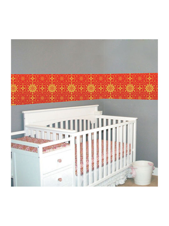 Retro Design Adhesive Border 3 5cm X 10cm