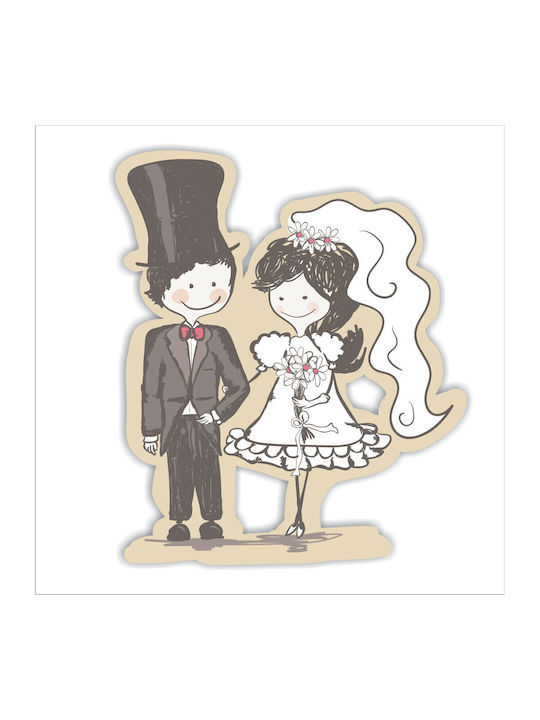 Wedding Decoration Couple Sticker 25cm X 25cm
