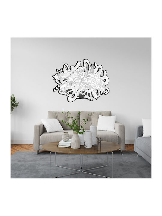 City Graffiti Wall Sticker 70cm X 95cm